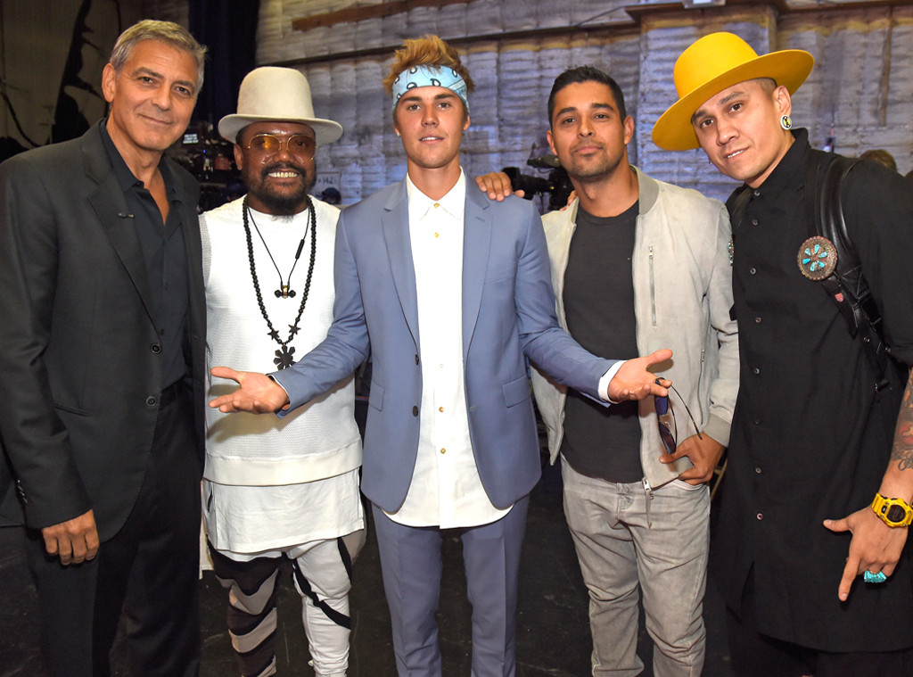 George Clooney, will.i.am, Justin Bieber, Wilmer Valderrama and Taboo, Hand in Hand: A Benefit for Hurricane Relief George Clooney, will.i.am, Justin Bieber, Wilmer Valderrama and Taboo, Hand in Hand: A Benefit for Hurricane Relief